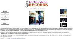 Desktop Screenshot of nickelodeonrecords.com